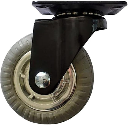 Shepherd Designer 4 in. Dia. Swivel Soft Rubber Caster 220 lb. 1 pk - Case Of: 1
