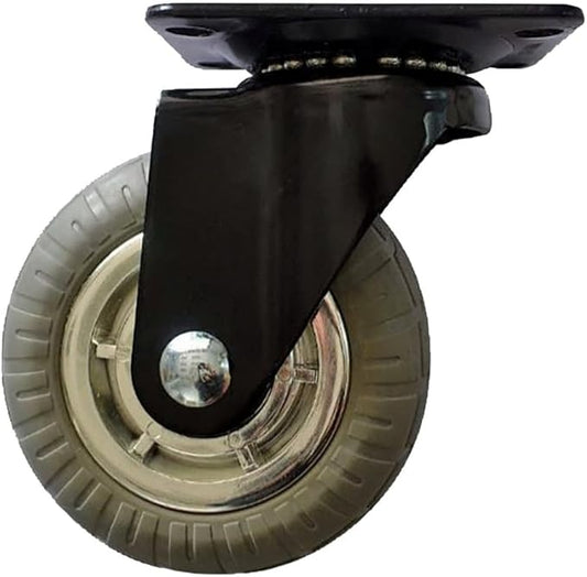 Shepherd Designer 4 in. Dia. Swivel Soft Rubber Caster 220 lb. 1 pk - Case Of: 1