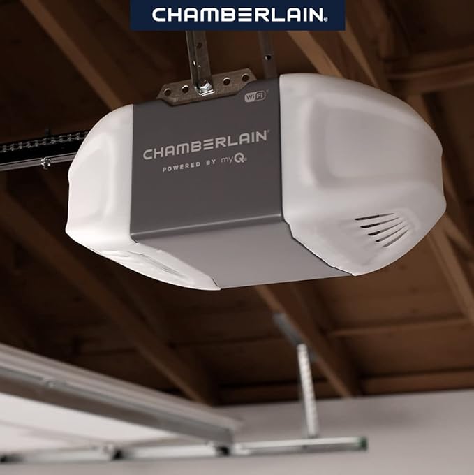 Chamberlain C2405 MYQ Smart Garage Door Opener, Chain Drive, 12-HP Motor, Dual Light - Quantity 1