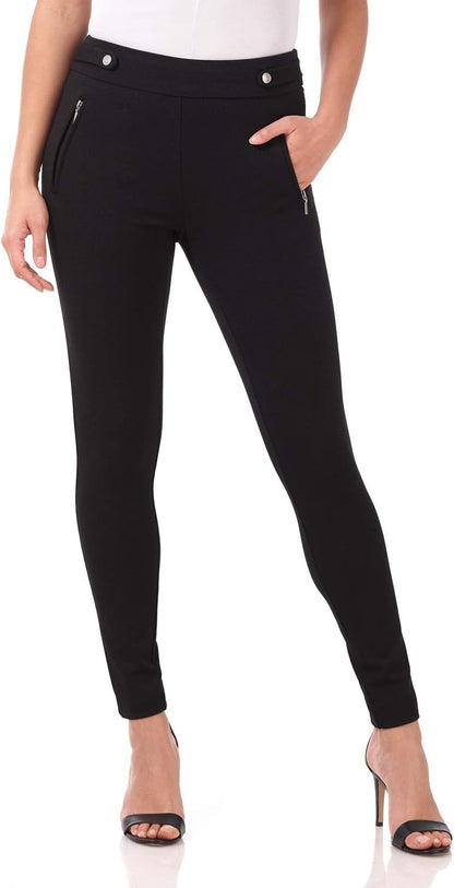 Size 6 Rekucci Womens Secret Figure Pull-On Stretchy Skinny Office Yoga Dress Pant in Regular/Tall/Petite Sizes