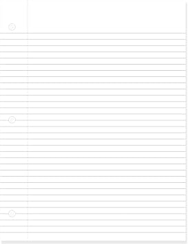 Mead Loose Leaf Paper, Filler Paper, College Ruled, 400 Sheets, 11" x 8-12", 3 Hole Punched, 1 Pack (170046-ECM)