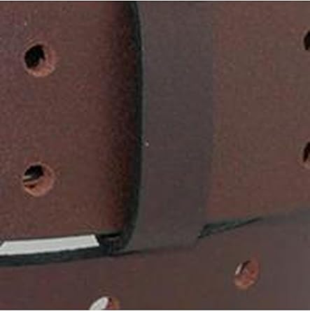 Dickies Men's 38MM Wide Two Prong Casual Leather Belt Brown XL (42-44)