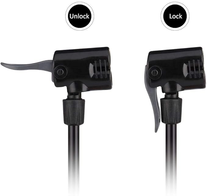 Agltp Bike Pump, Mini Bike Floor Pump Compact Mini Portable Bicycle Foot Pump Compatible with Presta and Schrader Valve Portable Bicycle Pump,Aluminum Alloy Floor Bicycle Pump,Free Puncture Repair Kit