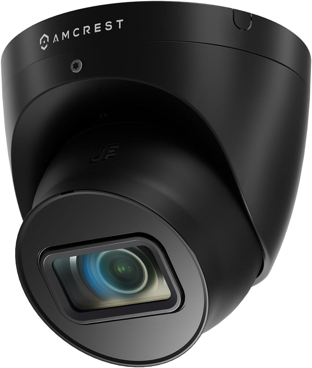 Amcrest Full HD 1080P Bullet Outdoor Security Camera (Quadbrid 4-in1 HD-CVI/TVI/AHD/Analog), 2-Megapixel, 98ft Night Vision, Metal Housing, 3.6mm Lens 90° Viewing Angle, Black (AMC1080BC36-B)