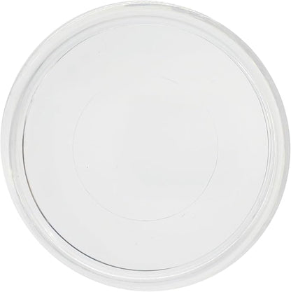 100pcs Discbound Planner Discs Expansion Discs Loose Leaf Disc for Discbound Notebook Planner Scrapbook Binding(Super Clear,0.7inch18mm)