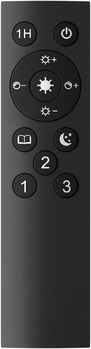 Remote control, only compatible with LB-8058 New 36W black tree floor lamp with 3 lights