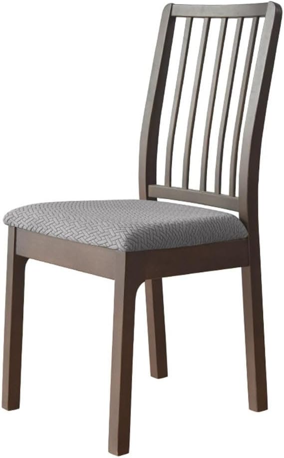 Elastic Fabric Chair Cover for Home (Medium Grey)