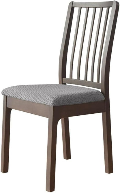 Elastic Fabric Chair Cover for Home (Medium Grey)