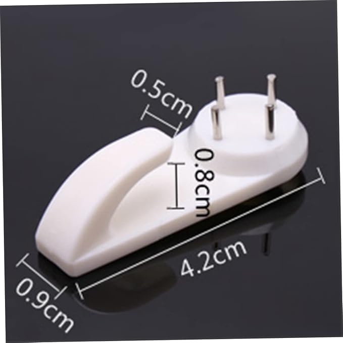 Happyyami 10pcs Seamless Wall Nails Invisible Hanger Hooks for Photo Frames Lightweight Non Damaging Hanging for Pictures Art and Gadgets Walls