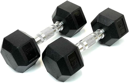 Rubber Encased Hex Dumbbell Hand Weight