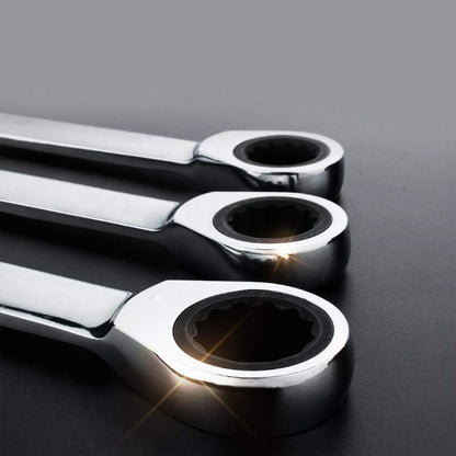 6mm Metric Ratchet Wrench,Box End Head 72-Tooth Ratcheting Combination Wrench Spanner