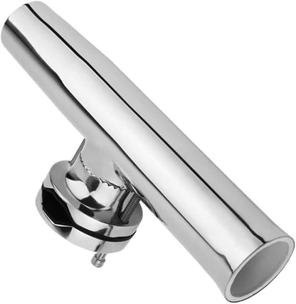 Stainless Steel Suitable for 32-50MM Pipe 360° Clamp Fishing Rod Holder 1-1/4'' to 2''Boat Accessories Marine