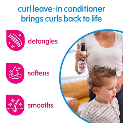So Cozy Leave In Conditioner Spray (8 Fl Oz) Paraben-Free Detangler for Kids' Curly Hair, Deep Conditioner & Tangle-Free Curls, Gentle & Nourishing with Keratin, Vitamin B5, Olive Oil & Jojoba Oil