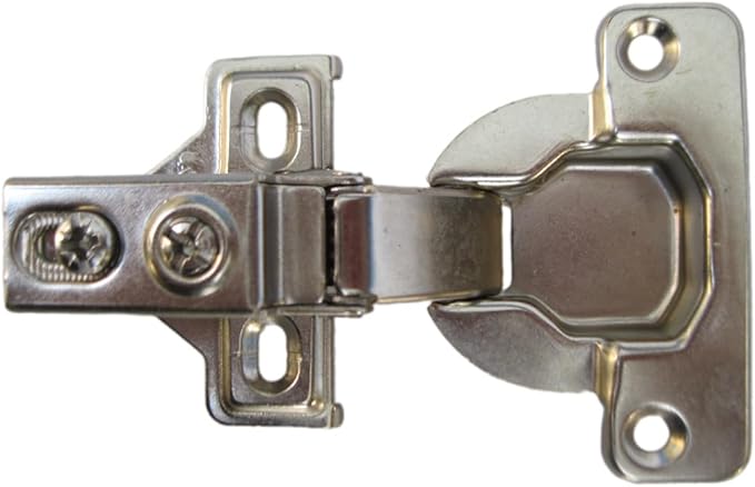 US Tradition - Soft close hydraulic hinge for kitchen cabinet (1 unit, 1.575 in diameter, unfinished metal, traditional style)
