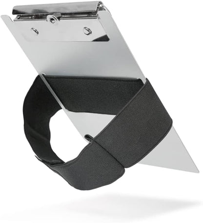 Pilot Kneeboard (VFR), Aluminum Kneeboard with Metal Clip and Pen Holder, Durable Elastic Strap