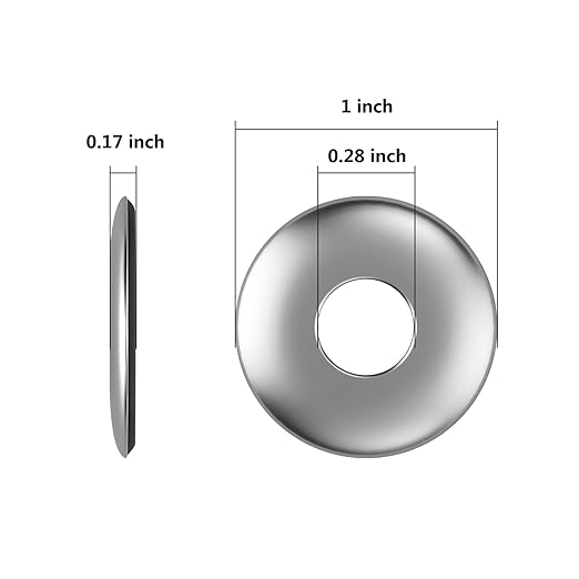 (100 pcs) 14x1 Sealing Washers 304 Stainless Steel Neoprene EPDM Bonded