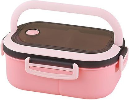 Lunch Box, Portable Lunch Bento Boxes, Lunch Box Containers, Leak-Proof Sealed Fruit Container with Carrying Handle for Dining Out, Work, Picnic