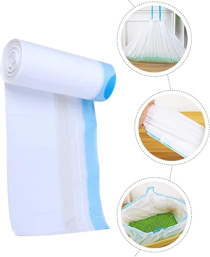 20pcs Cat Litter Bag Leak Packing Bag Cat Sand Packing Bag Plastic Cat Sand Packaging Bag Pet Supplies Cleaning Bag Handheld Trash Bag Cleaning Supplies Cat Supply