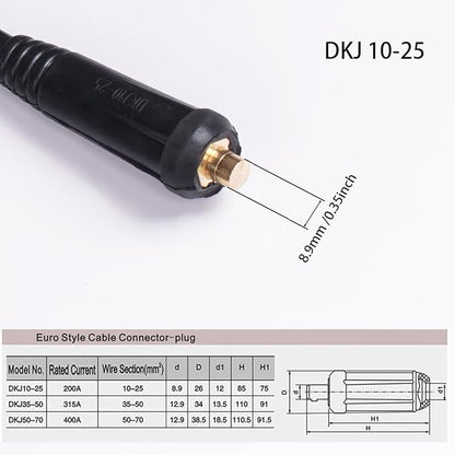 200A Welding Electrode Holder with 3m Cable Assembled Welder Ground Earth Clamp for ARC ZX7 MMA