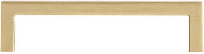 Richelieu Hardware BP873128CHBRZ Lambton Collection 5 116-inch (128 mm) Center-to-Center Champagne Bronze Modern Rectangular Cabinet and Drawer Pull Handle for Kitchen, Bathroom, and Furniture