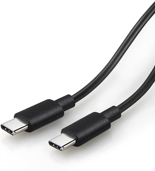 Smays Black 3ft USB C Charging Cable for iPhone 16 17 15 Series and USBc Car Charger - C to C Cord, 3 Foot
