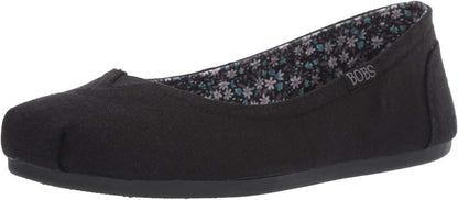 Skechers Women's Bobs Plush-Linen Back Ballet Flats