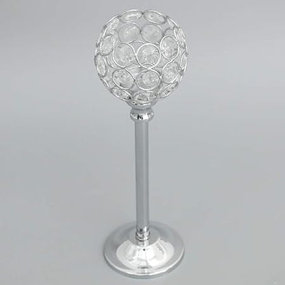2PcsSet Crystal Mosaic Candle Holder Candelabra Countertop Tabletop Candlestick Holders