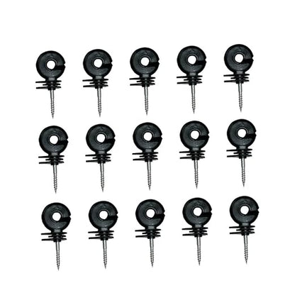 CHILDWEET Insulators for Electronic Fence 15pcs Post Insulators Material Fastening Wall Ring