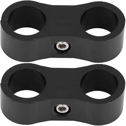 AN6 Aluminum alloy Hose Separator Clamp AN6 Hose Separator,Replacement Parts Clamp Fitting Adapter Hose Separator, 2Pcs Hose Separator Hose Separator, 2Pcs AN6 Aluminum alloy Braided