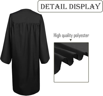 Happy Secret Matte Choir Robes for Church Adults Graduation Gown Baptismal Robes
