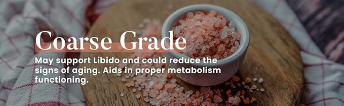 10 LBS Himalayan Salt Coarse Grade Kosher Gourmet Nutrient and Mineral Rich - Keto  Paleo Diet Preferred No additives. Size of a Peppercorn.