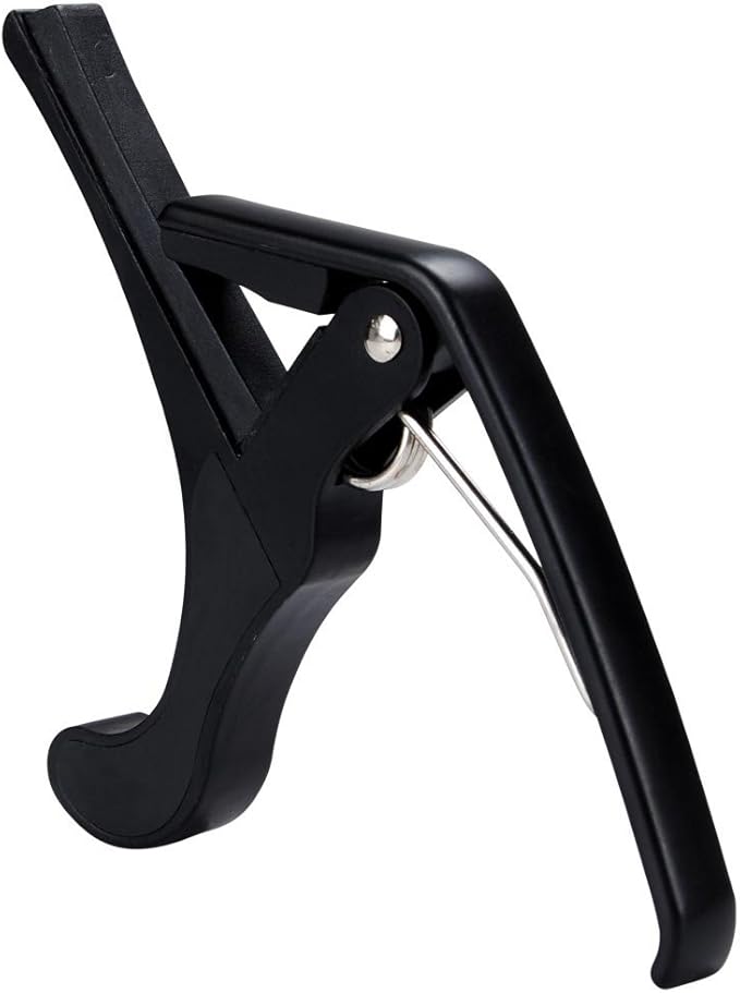 AW Guitar Capo Key for Classical Electric Acoustic Guitar Ukulele 4 to 6 Strings Guitars Aluminum New Black