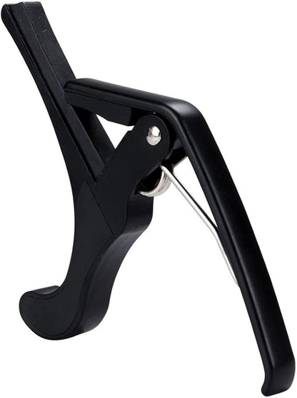 AW Guitar Capo Key for Classical Electric Acoustic Guitar Ukulele 4 to 6 Strings Guitars Aluminum New Black