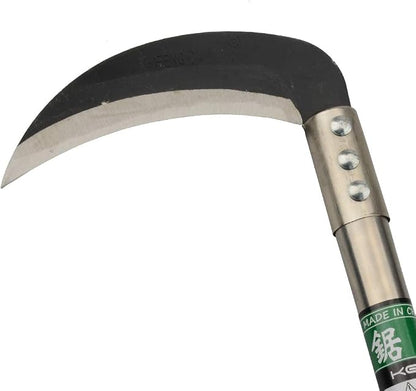 Zelin Grass Sickle,Clearing Sickle,Manganese Steel Blade/Stainless Steel Handle Hand held Sickle Tool,Professional Clearing Vines and Weeds Tools