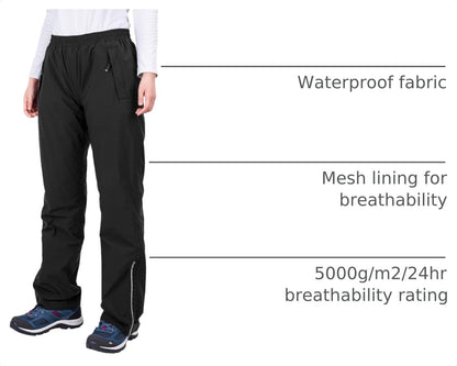 XL-31'Seam, Breathable mesh lining, sealed seams, adjustable leg openings for dry, comfortable wear in any weather.