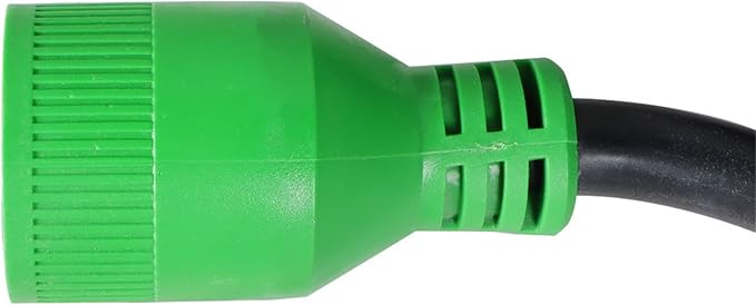 labwork 15FT 4 Prong 30 Amp Generator Extension Cord Green Connector Replacement for L14-30P to L14-30R Generator Cable