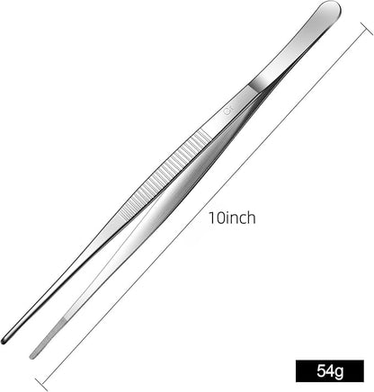 Aniso Long Tweezers, Stainless Steel, 10 inches