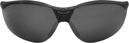 Global Vision Cruisin Safety Glasses Black Frame & Flash Mirror Lens Purple Frame & Lens