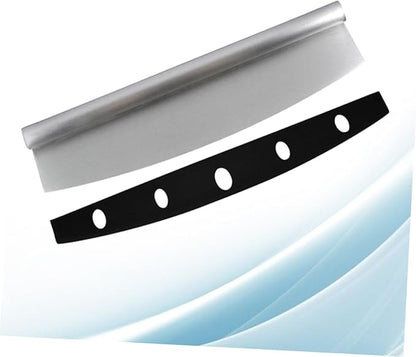 Pizza Cutter Rocker Style Slicer Food Grade Stainless Steel Easy to Clean Great for Kitchen Essentials and Baking Tools
