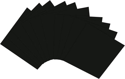 EZ Craft USA Glossy Adhesive Backed Vinyl Sheets (1, Black)