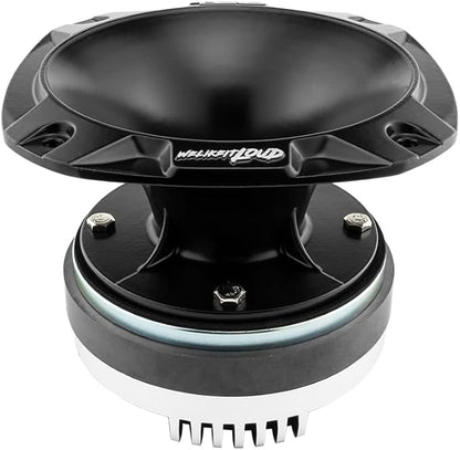 DS18 PRO-DKH1S 2" Bolt On Throat Titanium Compression Driver and Aluminum Short Horn Kit - 640 Watts, 8 Ohm