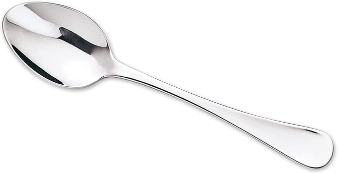 ARCOS Series Madrid-Lunch Table Spoon-monoblock of one Piece Stainless Steel 1810 and 150 mm (5.90 Inches) Silver Colour