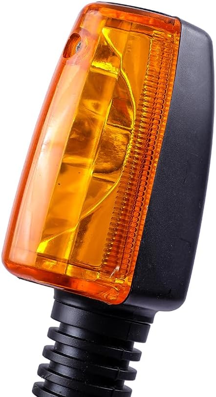 ZAS 4 PCS Bullet Turn Signals - Universal Motorcycle Turn Signal Lights Front Rear Blinkers Compatible with Suzuki AX100 motors - Amber - LED Light Bulb - Motorcycle Accessories