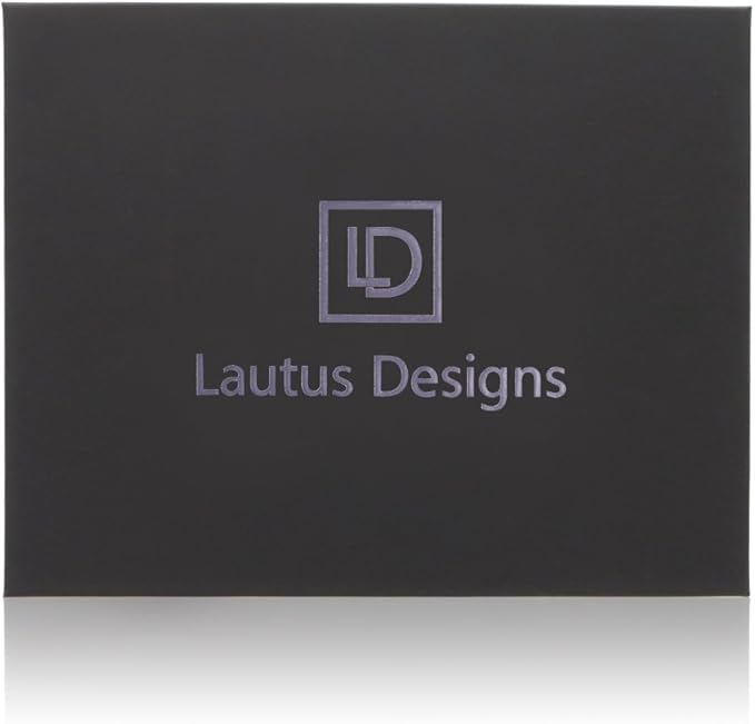Leather Business Portfolio with Zipper - Black Portfolio Binder Organizer - Padfolio for Men & Women with 10.5 Inch Tablet Pocket by Lautus Designs