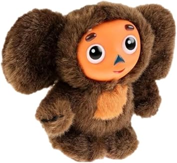 Plush Toy Cheburashka Soft Speaking in Russian Toy - Popular Cartoon Character 6 in15 cm