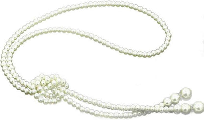 HSQYJ White Crystal Pendant Necklace Long Sweater Necklace Fashion Jewelry for Women