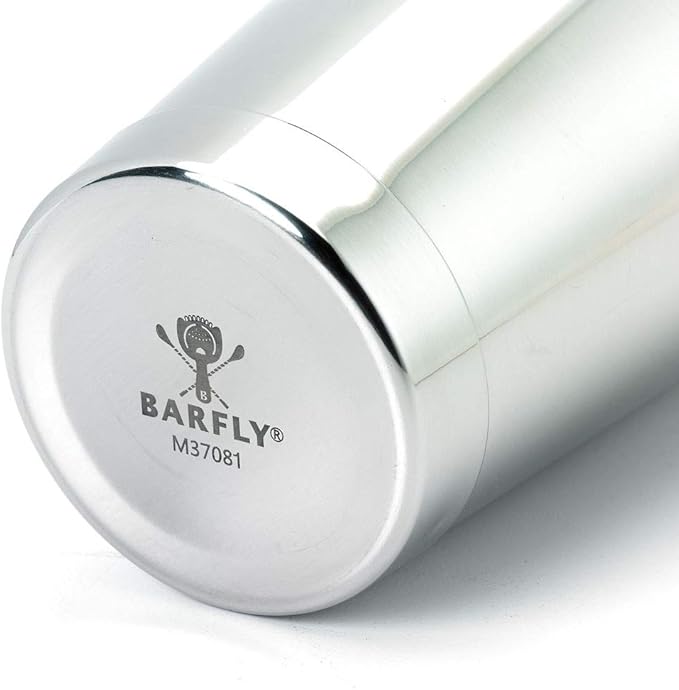 Barfly Cocktail Tin, Large 28 oz (828 ml), Stainless Steel, Double Heavy Gauge