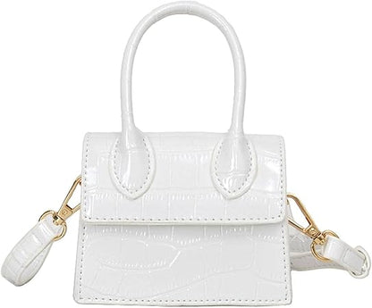 MMKJHNBHQ Women's Mini Handbag Messenger Bag Crocodile Pattern Shoulder Bag