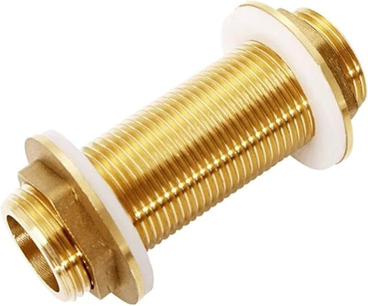 14" 38" 12" 34" BSP Male Full Therad Brass Pipe Fitting Water Tank Jointer Connector OROAOBOMT(BSP3I4 L 80mm)