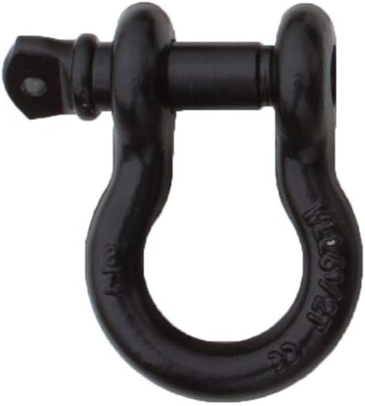 RAMPAGE PRODUCTS 12" Recovery D-ring Universal Fit  2.0 Tons, Cast Steel, Black  86656  Universal Fit